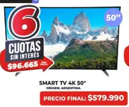 Supermayorista Vital Smart tv 4k 50" oferta