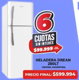 Supermayorista Vital Drean heladera oferta