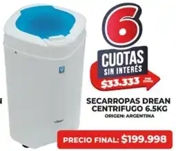 Supermayorista Vital Drean secarropas centrifugo oferta