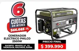Supermayorista Vital Philco generador electrico oferta