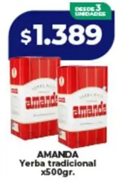 Supermayorista Vital Amanda yerba tradicional oferta