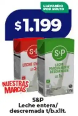 Supermayorista Vital S&p leche entera/ descremada t/b oferta