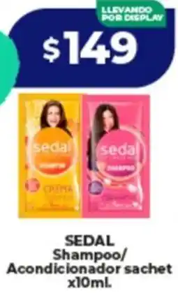 Supermayorista Vital Sedal shampoo/ acondicionador sachet oferta