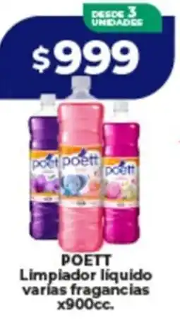Supermayorista Vital Poett limpiador líquido varías fragancias oferta