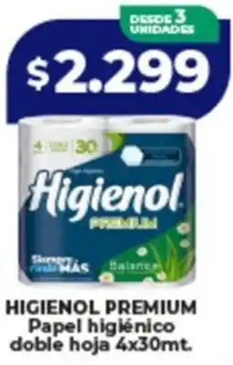 Supermayorista Vital Higienol premium papel higiénico doble hoja oferta