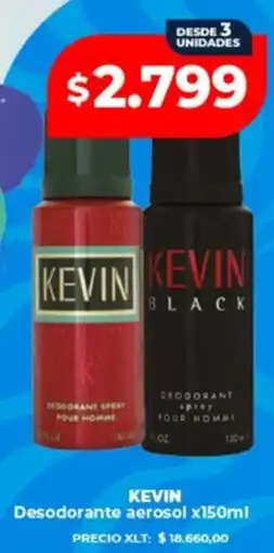 Supermayorista Vital Kevin desodorante aerosol oferta