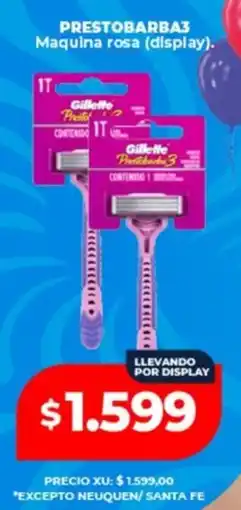 Supermayorista Vital Prestobarba3 maquina rosa oferta