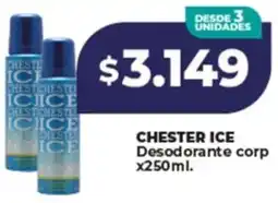 Supermayorista Vital Chester ice desodorante corp oferta