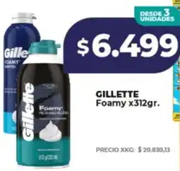 Supermayorista Vital Gillette foamy oferta