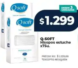 Supermayorista Vital Q-soft hisopos estuche oferta