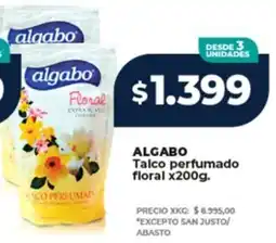 Supermayorista Vital Algabo talco perfumado floral oferta