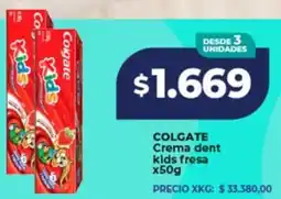 Supermayorista Vital Colgate crema dent kids fresa oferta