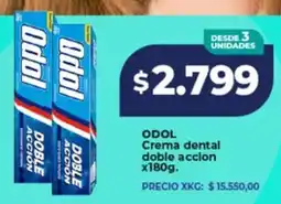 Supermayorista Vital Odol crema dental doble accion oferta