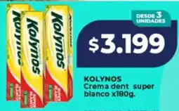 Supermayorista Vital Kolynos crema dent super blanco oferta