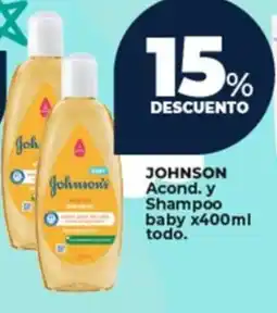 Supermayorista Vital Johnson acond. y shampoo baby oferta