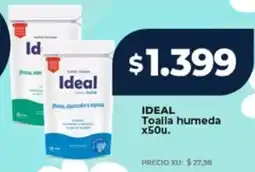 Supermayorista Vital Ideal toalla humeda oferta