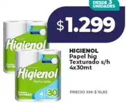 Supermayorista Vital Higienol papel hig texturado s/h oferta