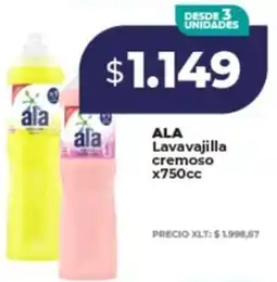 Supermayorista Vital Ala lavavajilla cremoso oferta