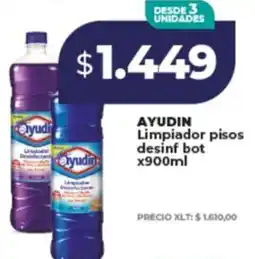 Supermayorista Vital Ayudin limpiador pisos desinf bot oferta