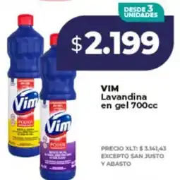 Supermayorista Vital Vim lavandina en gel oferta