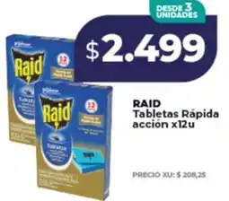 Supermayorista Vital RAID Tabletas Rápida acción oferta