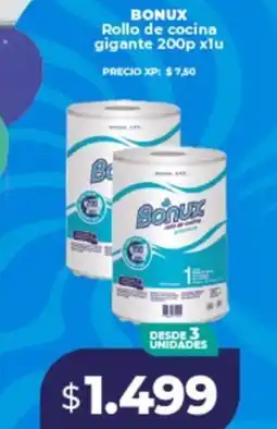Supermayorista Vital BONUX Rollo de cocina gigante 200p oferta