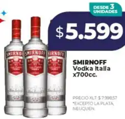 Supermayorista Vital Smirnoff vodka italia oferta