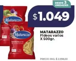 Supermayorista Vital Matarazzo fideos varios oferta
