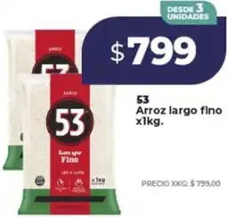 Supermayorista Vital 53 arroz largo fino oferta