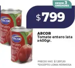 Supermayorista Vital Arcor tomate entero lata oferta