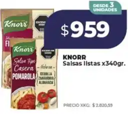 Supermayorista Vital Knorr salsas listas oferta
