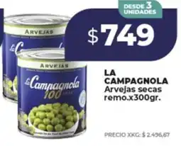 Supermayorista Vital La campagnola arvejas secas remo. oferta