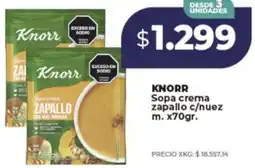Supermayorista Vital Knorr sopa crema zapallo c/nuez m. oferta