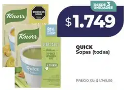 Supermayorista Vital Quick sopas oferta