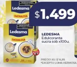 Supermayorista Vital Ledesma edulcorante sucra sob oferta
