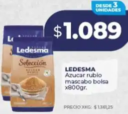 Supermayorista Vital Ledesma azucar rubio mascabo bolsa oferta