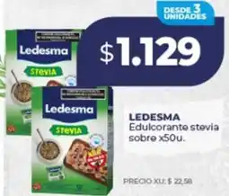 Supermayorista Vital Ledesma edulcorante stevia sobre oferta