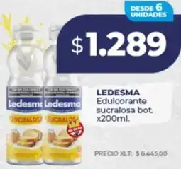 Supermayorista Vital Ledesma ledesma edulcorante sucralosa bot. oferta