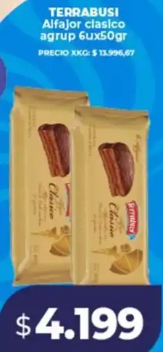 Supermayorista Vital Terrabusi alfajor clasico agrup oferta