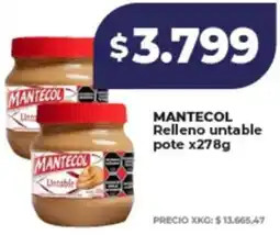 Supermayorista Vital Mantecol relleno untable pote oferta