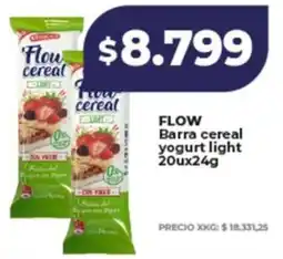 Supermayorista Vital Flow barra cereal yogurt light oferta