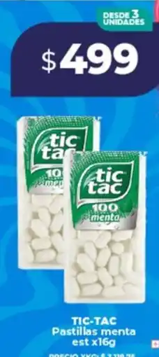 Supermayorista Vital Tic-tac pastillas menta est oferta