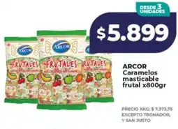 Supermayorista Vital Arcor caramelos masticable frutal oferta