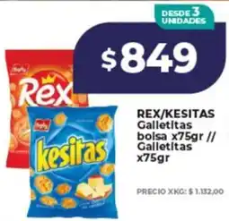 Supermayorista Vital Rex/kesitas galletitas bolsa oferta