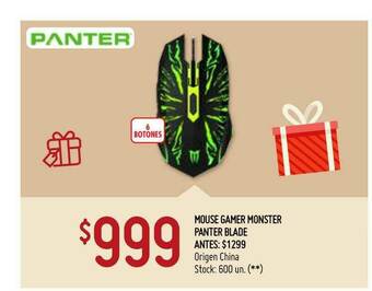 Changomas Mouse Gamer Monster Panter Blade oferta