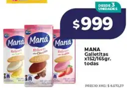 Supermayorista Vital Mana galletitas todas oferta