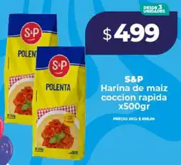 Supermayorista Vital S&p harina de maiz coccion rapida oferta