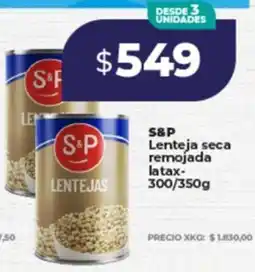 Supermayorista Vital S&p lenteja seca remojada lata oferta