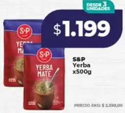 Supermayorista Vital S&p yerba oferta