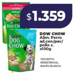 Supermayorista Vital Purina dow chow alim. perro ad.cen/pav/ pollo s. oferta